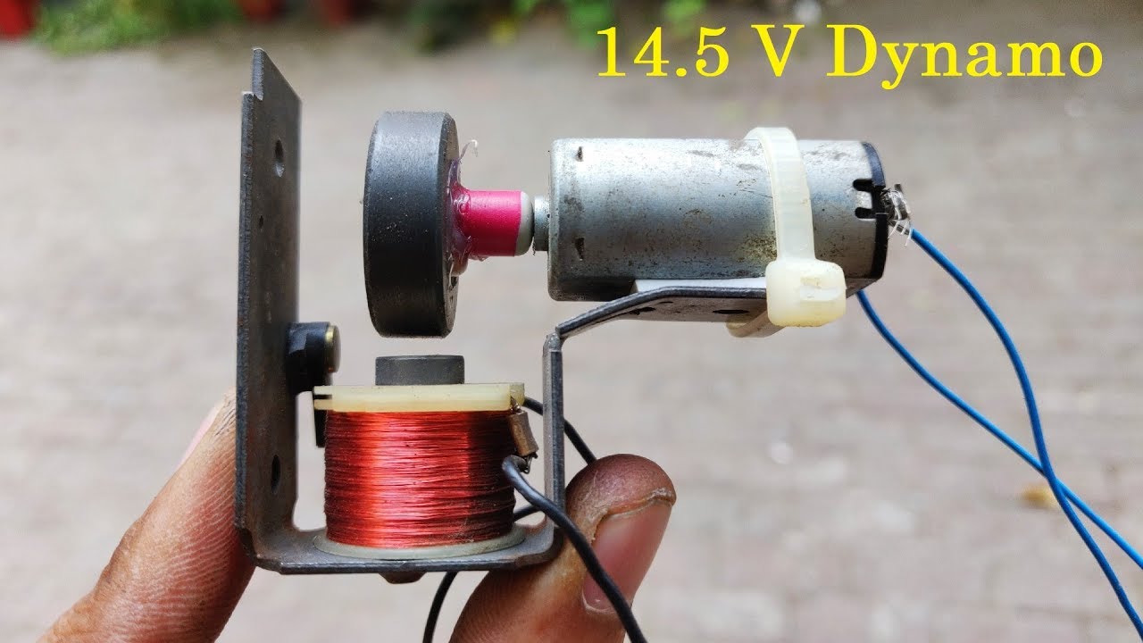 Homemade Generator Idea with Motor 2018 - YouTube